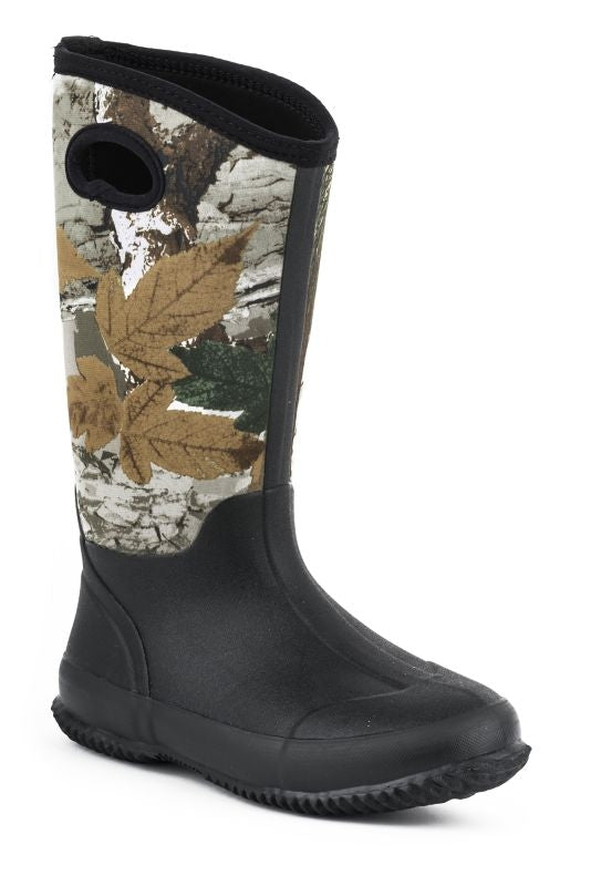 Roper Mens Rubber Camo Barn Boots