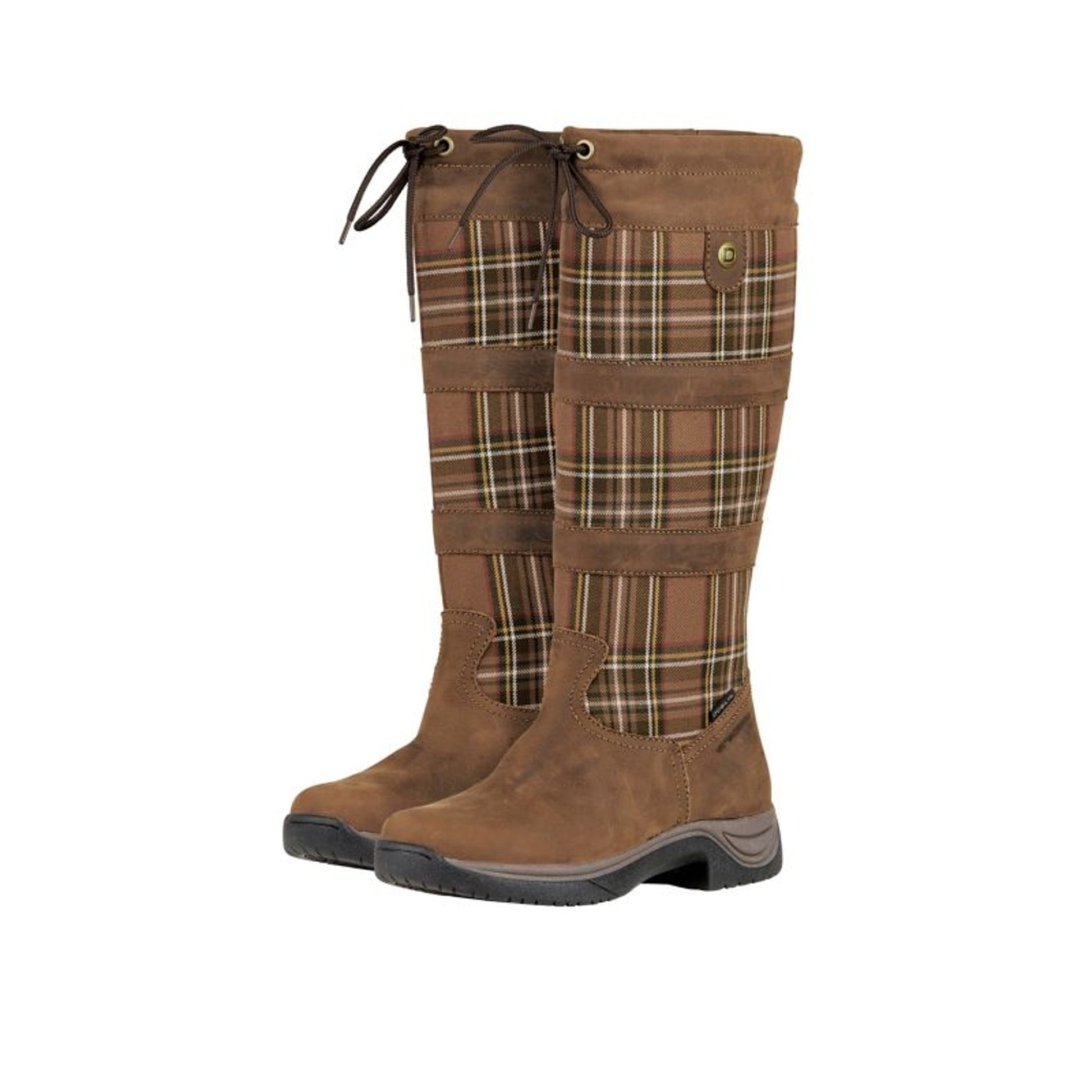Dublin Ladies River Plaid Boots