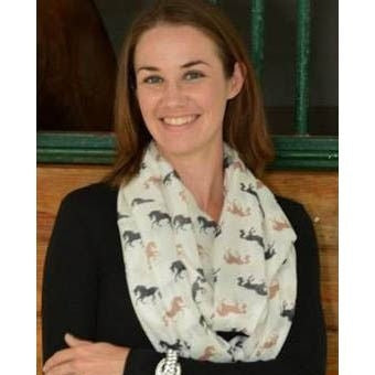 Prancing Horses Infinity Scarf