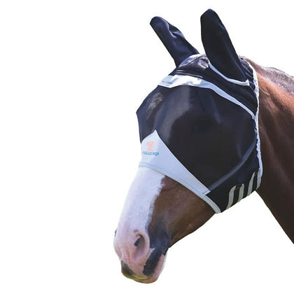 Shires FlyGuard Pro Fine Mesh Fly Mask with Ears