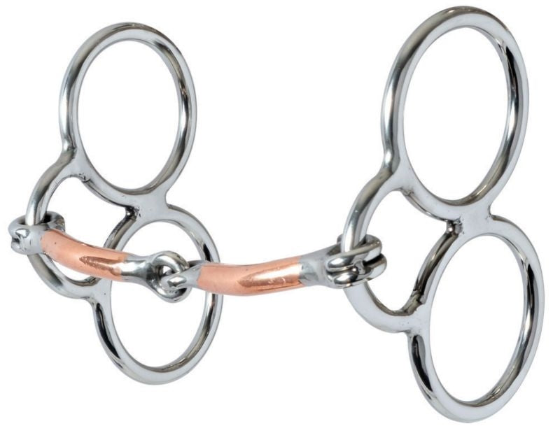 Reinsman Gentle Guide Smooth Copper Snaffle Bit