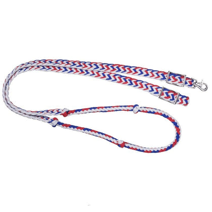 Tough1 Deluxe Knotted Cord Roping Reins