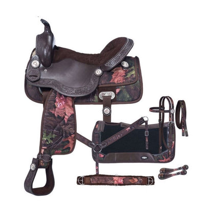 Tough1 Eclipse Pro Trail Saddle Fun Print Packge