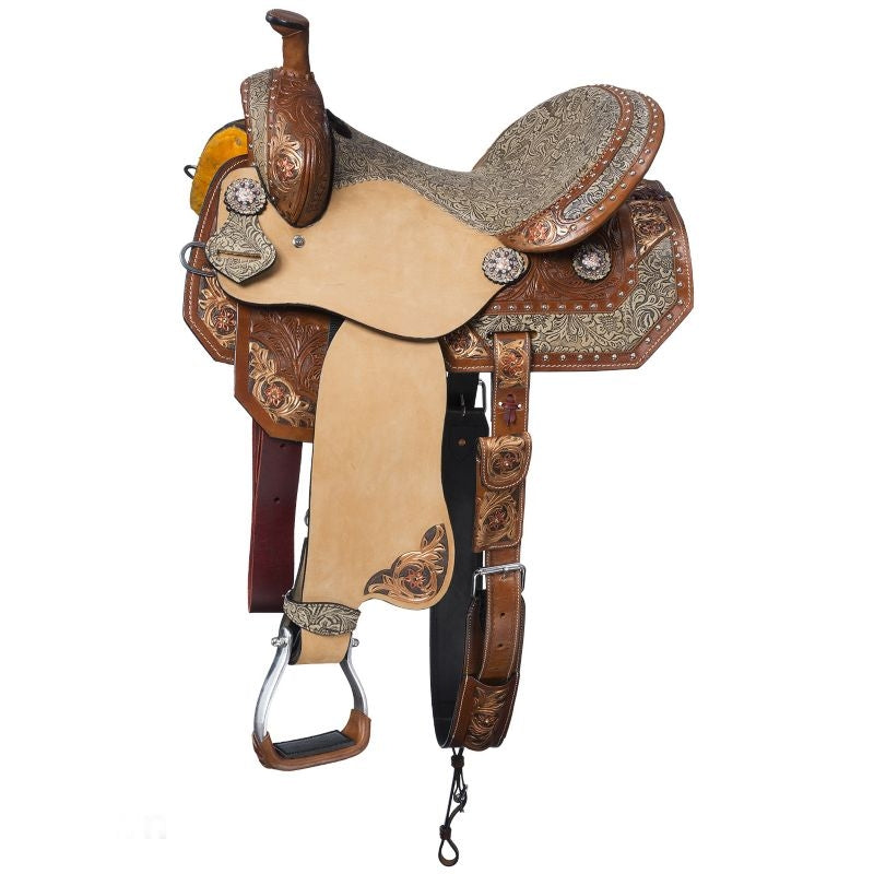 Silver Royal Jameson Barrel Saddle 5-PC Package