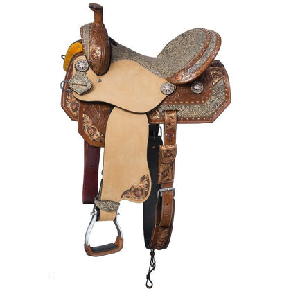 Silver Royal Jameson Barrel Saddle 5-PC Package