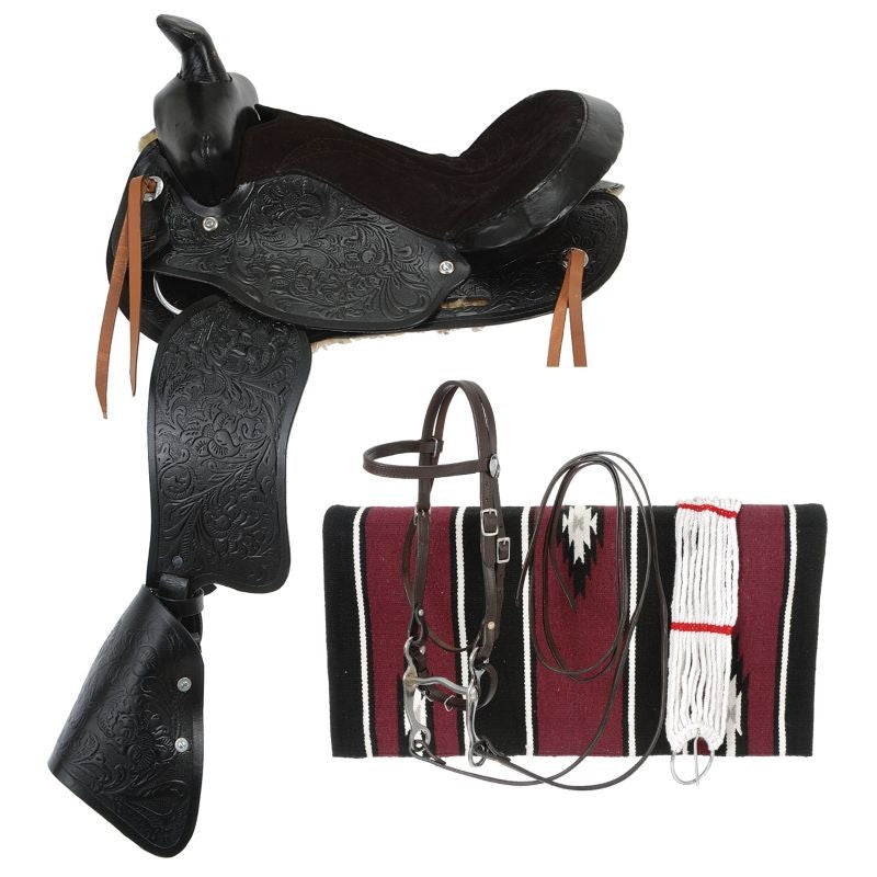 King MightyRider Youth Pony Saddle Pkg