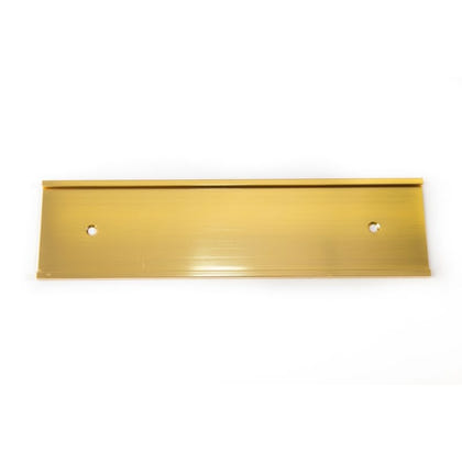 Personalized Stall Plate Metallic Look