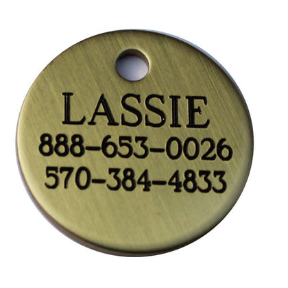 Personalized Round Halter/Bridle/Pet Tag