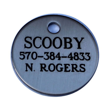 Personalized Round Halter/Bridle/Pet Tag