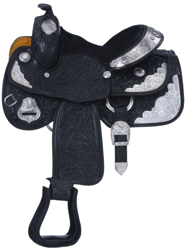 Silver Royal Oak Silver Star Youth Saddle