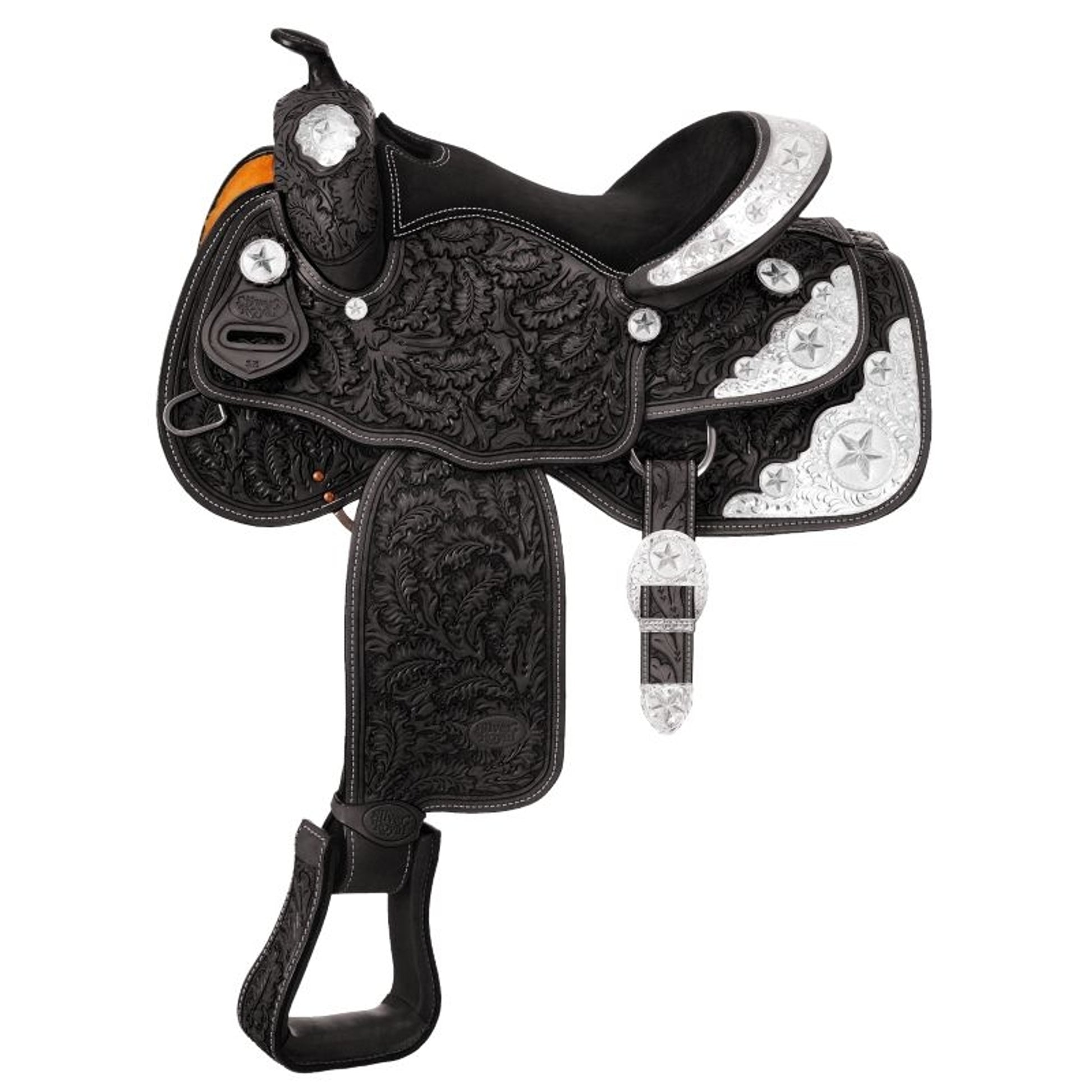 Silver Royal Oak Silver Star Youth Saddle