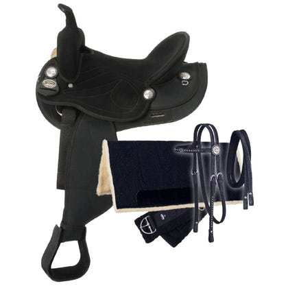Tough1 Eclipse Rnd 5-Pc Trail Deluxe Saddle Pkg