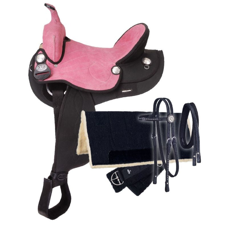 Tough1 Eclipse Rnd 5-Pc Trail Deluxe Saddle Pkg