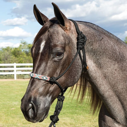 Professionals Choice Beaded Rope Halter