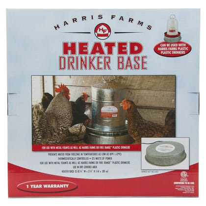 Harris Farms Free Range Heated Drinker Base