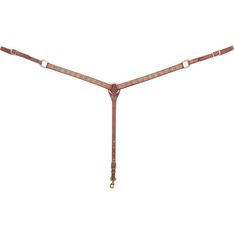 Martin Saddlery Turquoise Dots 1in Breast Collar