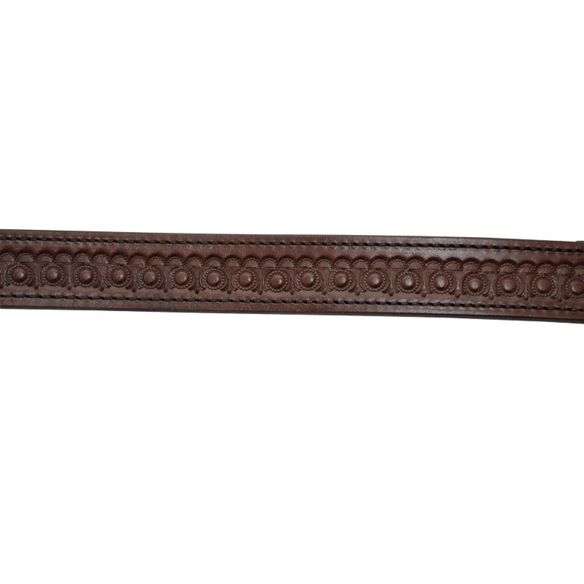 Circle Y Straight 1 1/2in Tooled Breast Collar