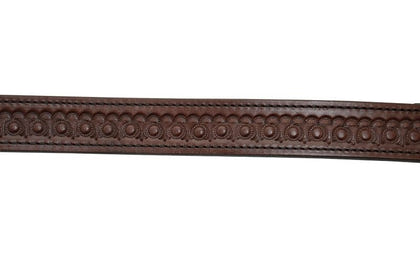 Circle Y Straight 1 1/2in Tooled Breast Collar