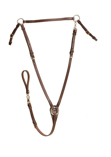 Tory Leather Flat Hunt Breastplate