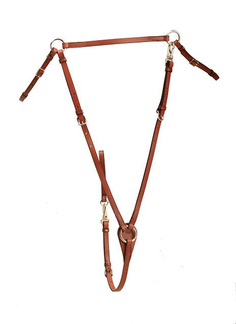 Tory Leather Flat Hunt Breastplate