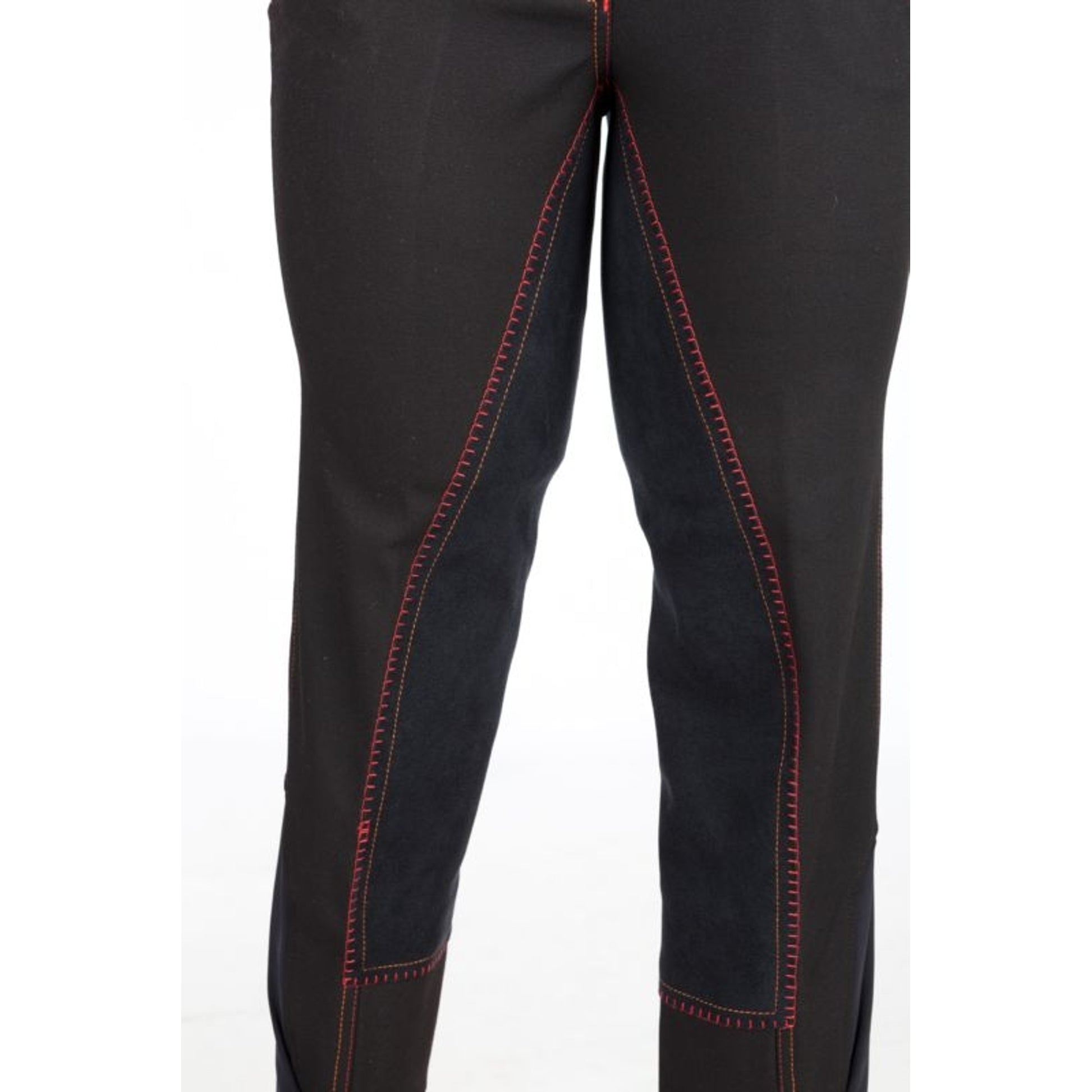Huntley Ladies Black Knee Patch Riding Pant