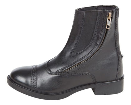 Daisy Side Zip Paddock Boots - Kids 12R Blk