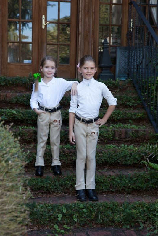 Huntley Childs Pony Embroidered Riding Pant