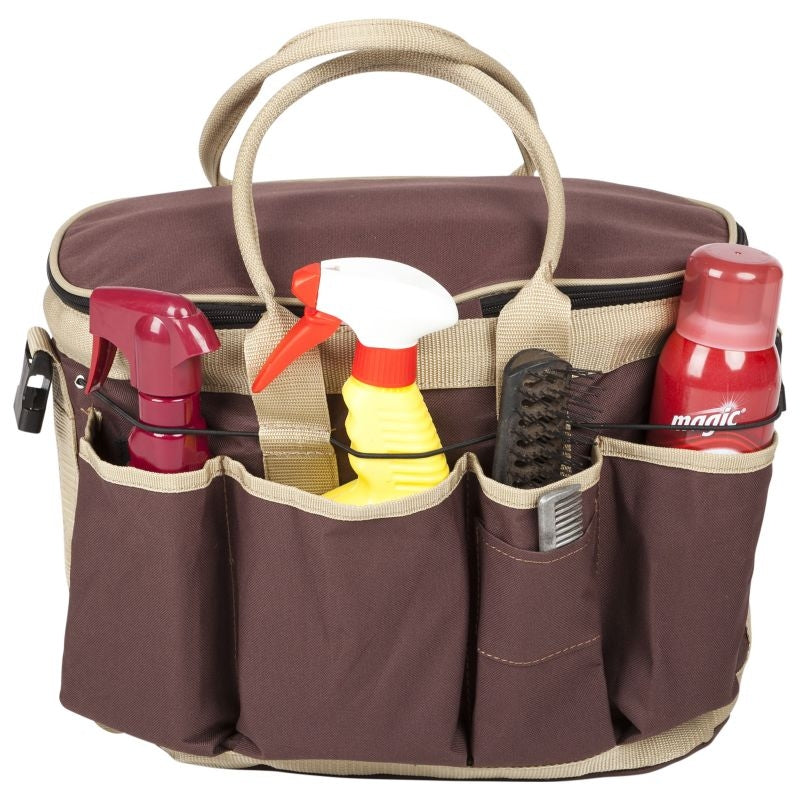 Huntley Equestrian Brown Grooming Bag