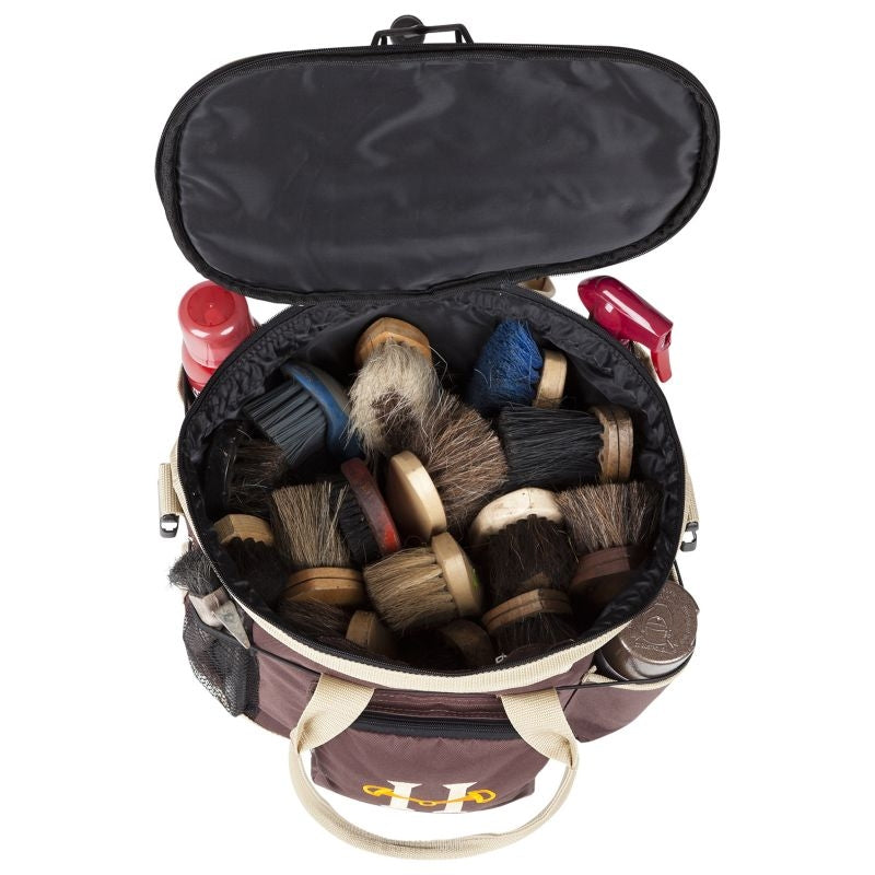 Huntley Equestrian Brown Grooming Bag