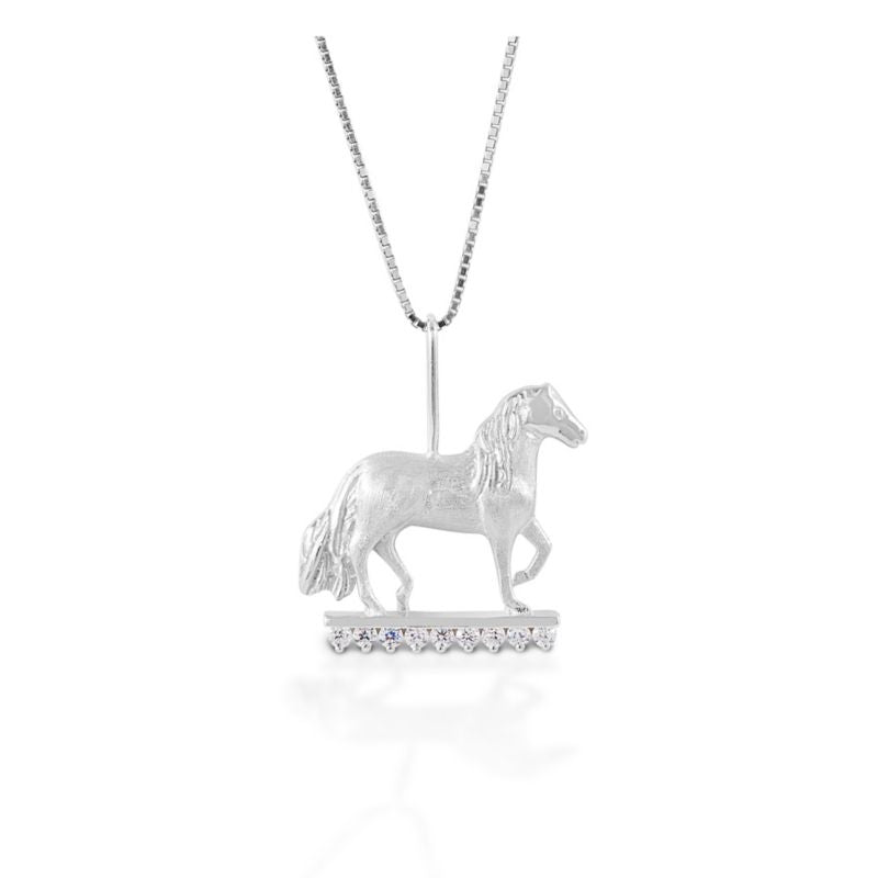Kelly Herd Paso Fino Pendant with Stones