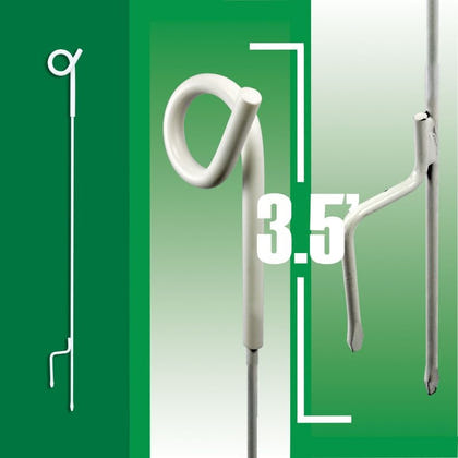 Powerfields Metal Pigtail Post Single