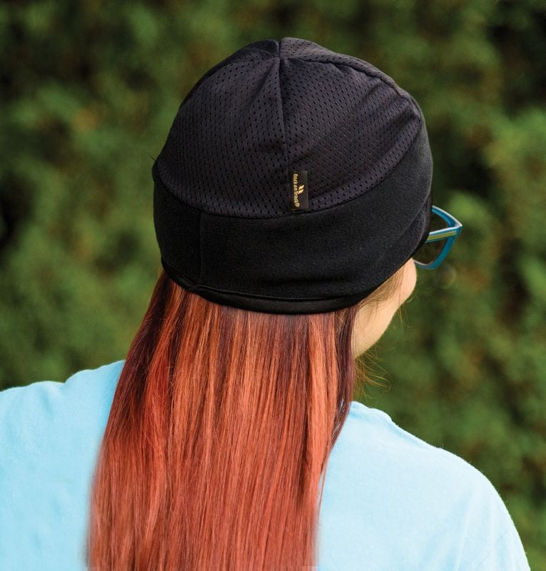 Back on Track Fleece Headband with Mesh Top
