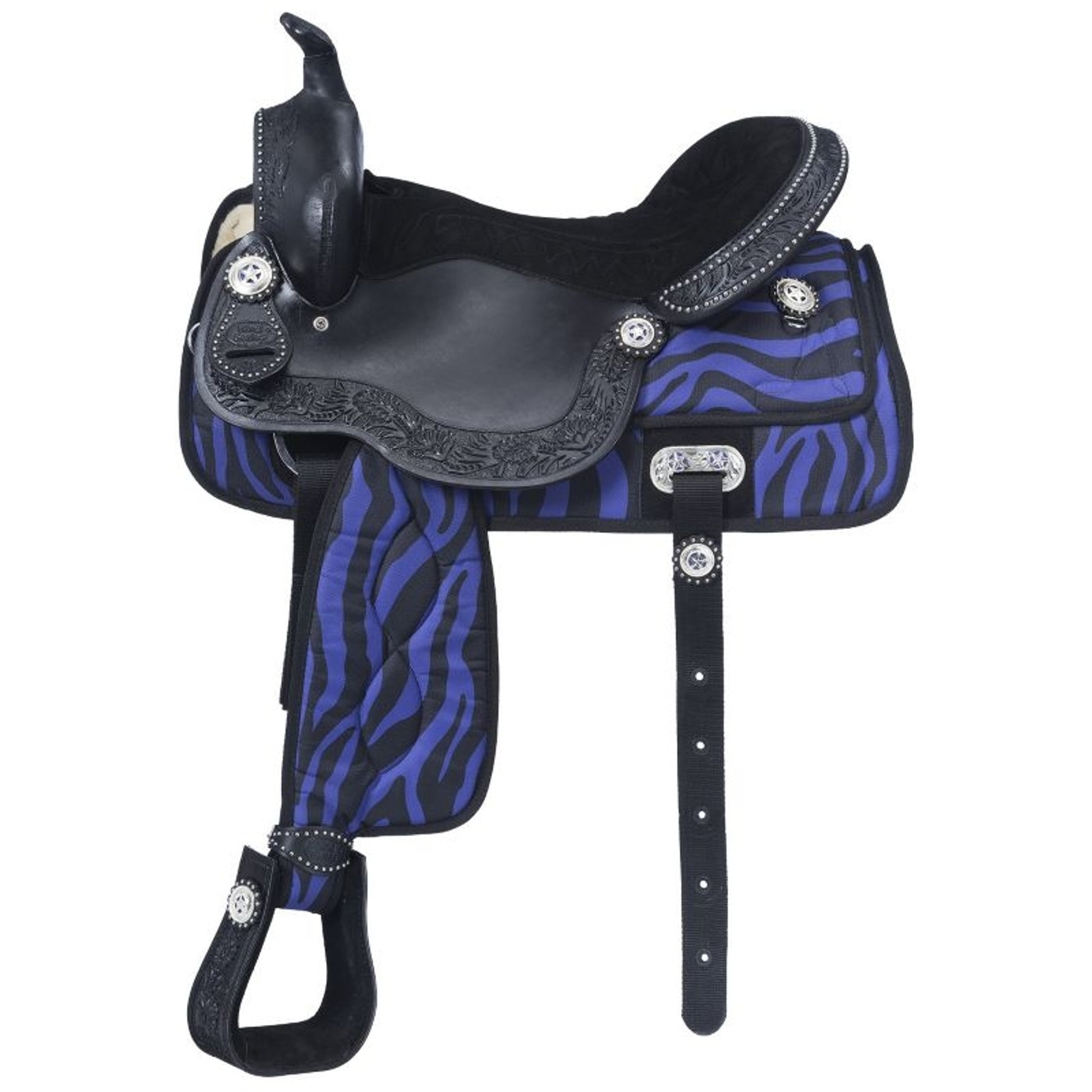 Tough1 Eclipse Fun Zebra Trail Saddle