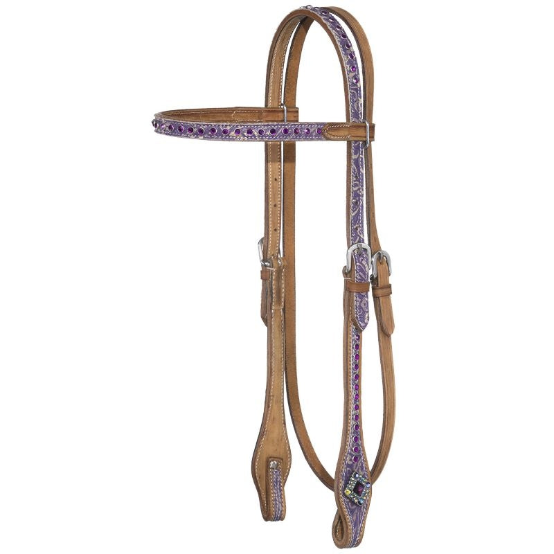 Tough1 Sweet Pea Browband Headstall with Fringe