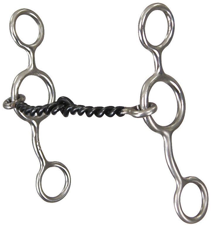 Reinsman Jr Cowhorse 5/16 Sm Twist Swt Iron Snaff