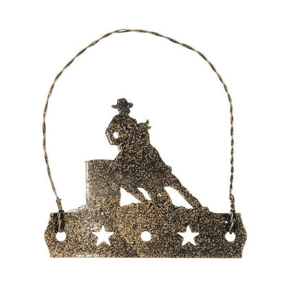 Equine Motif Glitter Ornament