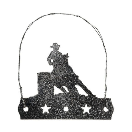 Equine Motif Glitter Ornament