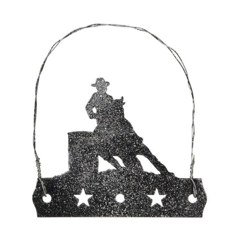 Equine Motif Glitter Ornament