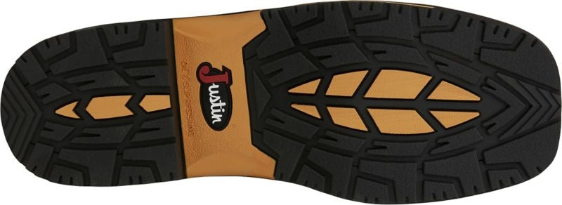 Justin Mens Stampede Joist WP Sq Toe Boots