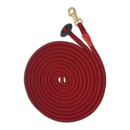 Tough1 Rolled Cotton Lunge Line with Solid Brass Snap