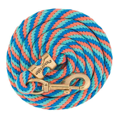 Weaver Poly Lead Rope with Brass Snap 10Ft