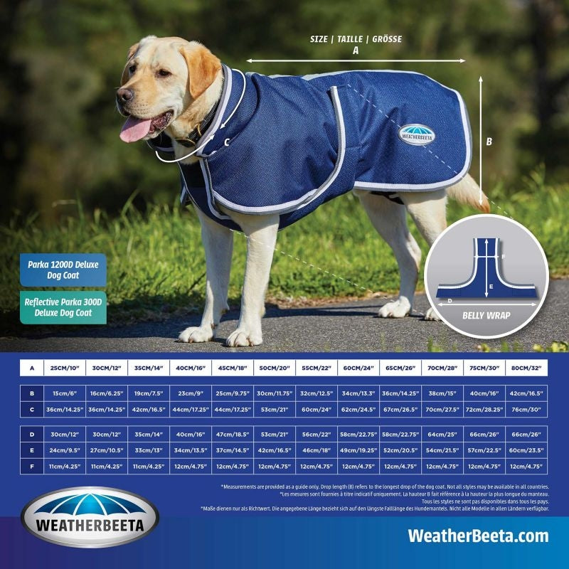 WeatherBeeta Parka 1200D Deluxe Dog Coat