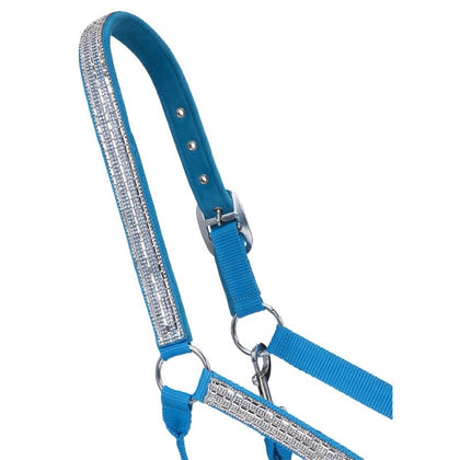 Tough1 Adj Nylon Halter with Crystal Accents