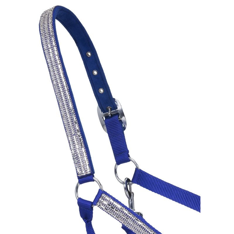 Tough1 Adj Nylon Halter with Crystal Accents