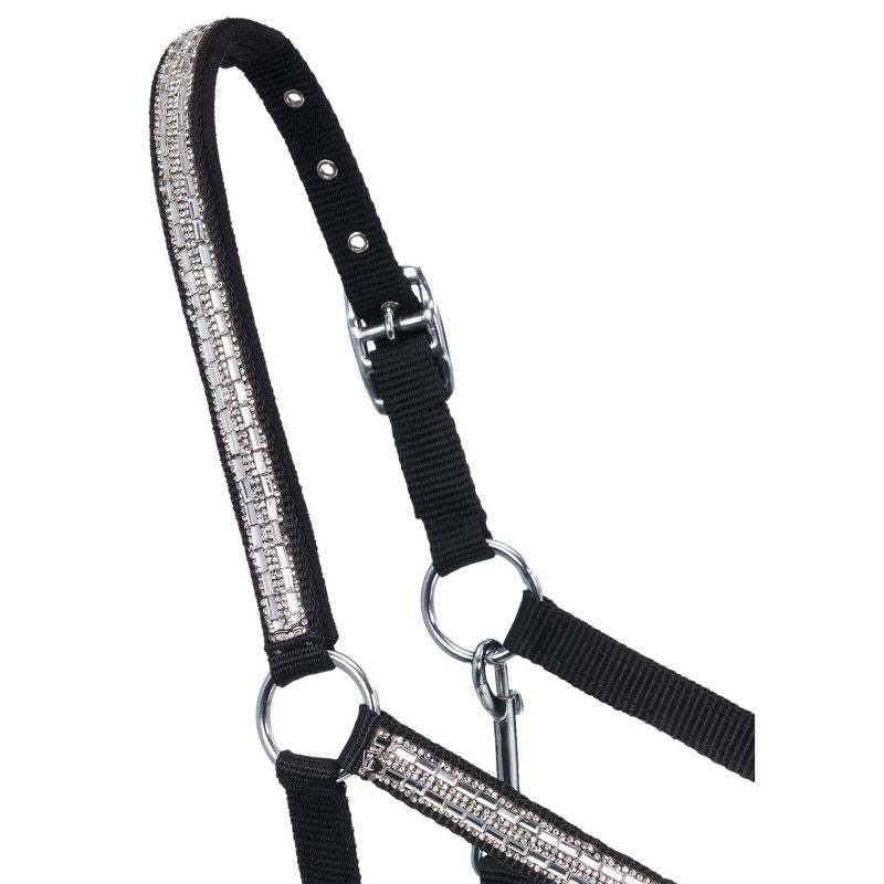 Tough1 Mini Adj Nylon Halter with Crystals