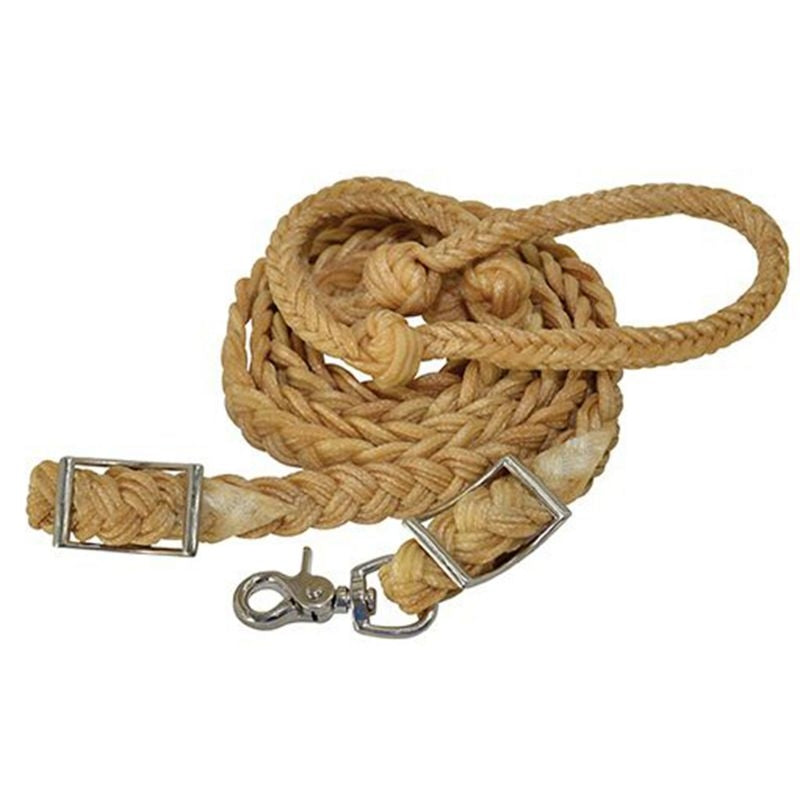 Reinsman Waxed Knotted Barrel Rein