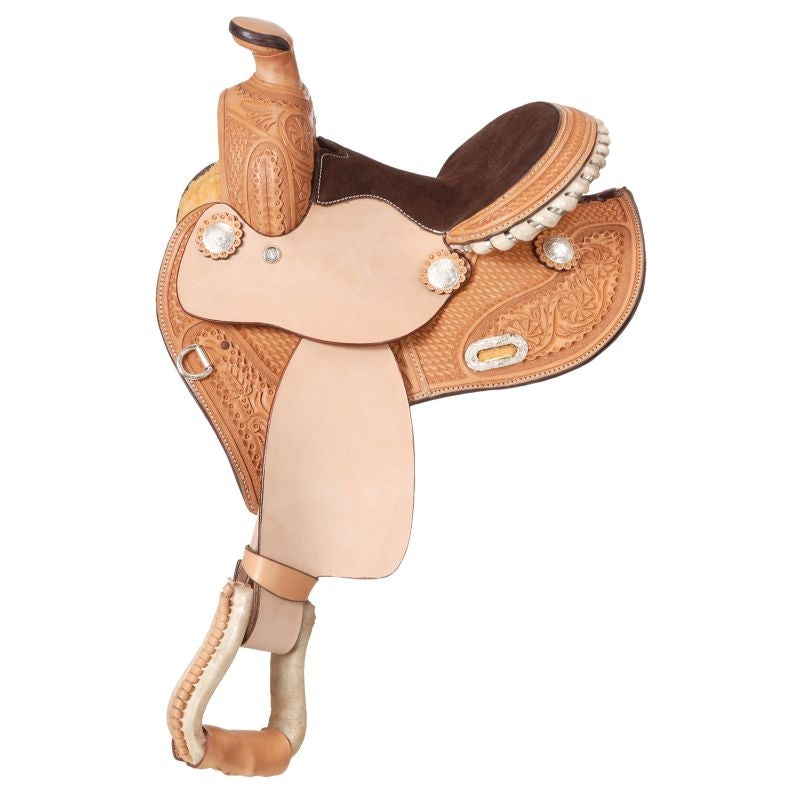Silver Royal by Tough1 Mae Mini Barrel Saddle
