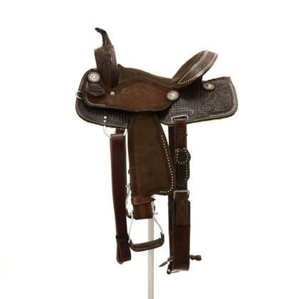 Silver Royal by Tough1 Jackpot Barrel Saddle