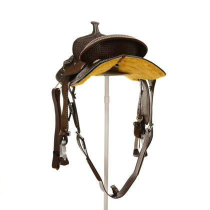 Silver Royal by Tough1 Jackpot Barrel Saddle