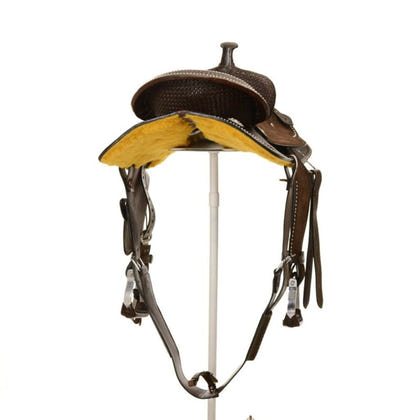 Silver Royal by Tough1 Jackpot Barrel Saddle